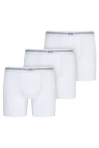 Jockey Cotton Stretch Boxer Trunk 3-Pack-White - Picture 1 of 1