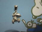 Snoopy peanuts pendant made sterling silver 925- handicraft