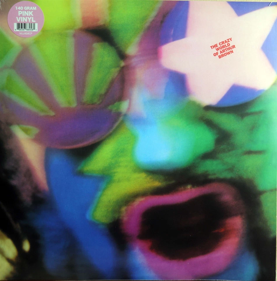 The Crazy World of Arthur Brown-same UK prog psych reissue lp sealed pink vinyl - Image 1 of 1