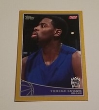 2009-10 Topps - Gold #327 Tyreke Evans #1106/2009 (RC) Sacramento kings 