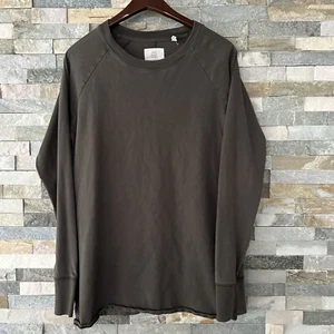 First Collection Fog Fear Of God Essentials Longsleeve T Shirt Size Medium Olive - Foto 1 di 7