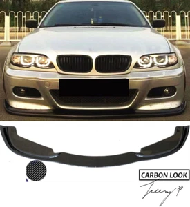 Paraurti anteriore sportivo BMW Serie 3 E46 M labbro carbon look 1998-2005 - Foto 1 di 4
