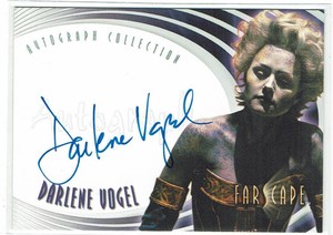 Farscape Through The Wormhole Autograph Card A56 Darlene Vogel as Lorana Auto