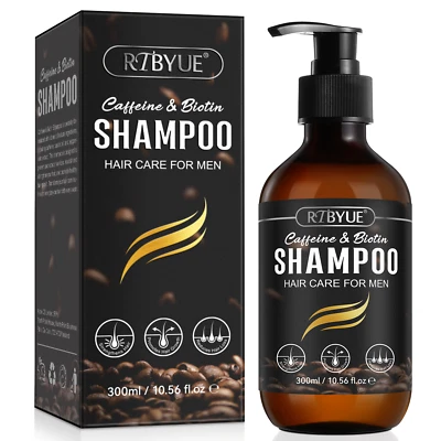 300ML Caffeine & Biotin Anti Hair Loss Shampoo Hair Growth Shampoo and Strength - Image 1 of 4