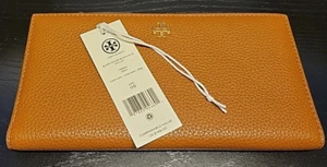 Neu mit Etikett Tory Burch Blake schmale Geldbörse Farbblock Cortado Leder 139540/908 - Bild 1 von 4