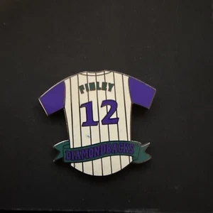 Steve Finley Arizona Diamondbacks Jersey #12 MLB baseball Lapel Pin New More - Picture 1 of 1
