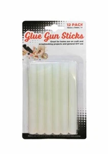 12/PK Glue Sticks Hot Melt Long Length for Glue Gun 10cm x 11.2mm Thick Sticks - Picture 1 of 3