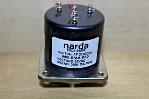 Interruptor RF COAXIAL Narda MS-SMA-033 FSCM 99899 - Imagen 1 de 7