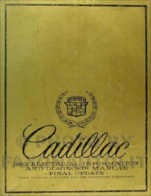 Manuale Di Riparazione Originale Per Diagnosi Elettrica E Motore Cadillac 1982 - Immagine 1 di 2