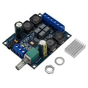Placa amplificador digital TPA3116D2 con preamplificador estéreo de dos canales - Imagen 1 de 6