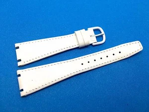 Totalmente nuevo Tissot Correa de Banda de Cuero Blanco  - Imagen 1 de 3