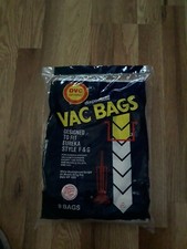 9 DVC Vacuum Bags for Eureka F & G, and Westinghouse VIP 1020, NEW and sealed 