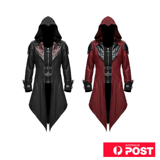 Fantasia masculina de vampiro, traje de luxo para cosplay, colete