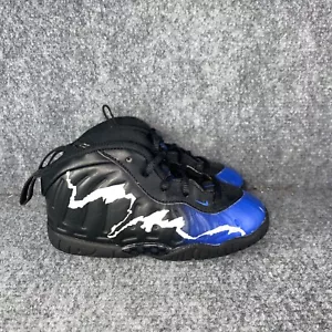 Nike Air Foamposite One Toddler 8C Shoes Blue Black Allstar Lightning Athletic - Picture 1 of 11