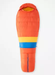Marmot 40° F Always Summer Down Sleeping Bag - Long, 650 Fill, Mummy, Dual Zip - Picture 1 of 3