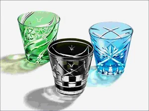 PSL Code Geass Lelouch of the Rebellion Edo Kiriko Glas Neu - Bild 1 von 5