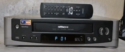 HITACHI VT-FX940 VIDEOREGISTRATORE VHS 6 TESTINE CON TELECOMANDO ORIGINALE  - Изображение 1 из 4