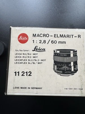 Leica Macro-Elmarit-R 60mm 2.8 - Bild 1 von 4