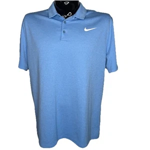 NIKE Poloshirt Herren XL blau Golf Dri-Fit Performance feuchtigkeitsableitend Freizeit S/S - Bild 1 von 9