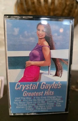 Crystal Gayle's Greatest Hits Cassette Tape Foto 1 de 2