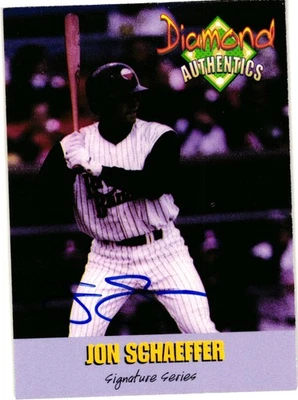 2000 Diamond Authentics Autographs - Jon Schaeffer #14 /3250 - Image 1 of 2
