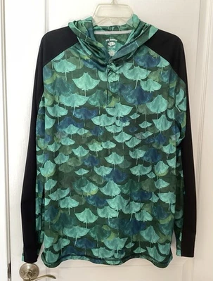 Sudadera con Capucha Reel Legends Freeline Manga Larga Para Mujer/Unisex Estampado Grande Raya Nueva Sin Etiquetas Foto 1 de 4