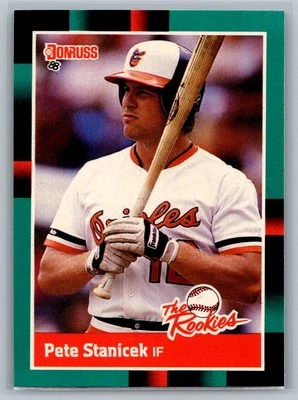 1988 Donruss The Rookies #15 Pete Stanicek - Image 1 of 2