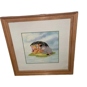 Vintage Disney The Four Seasons of Winnie the Pooh Springtime Framed Print - Picture 1 of 2