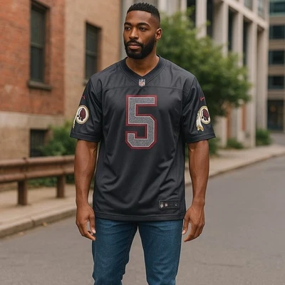 Новый с Ярлыками Reebok Джерси мужской большой черный NFL Washington Commanders Redskins McNabb  - Изображение 1 из 4