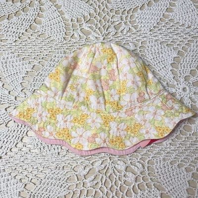 Vintage Y2K Vintage Gymboree Baby Girl 6-18 Months WIldflower Fields NWT Sun Hat - Image 1 of 3