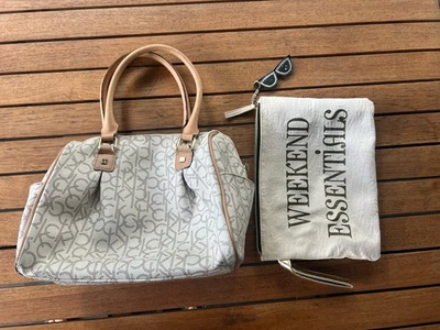 Calvin Klein Leather Zip-In Handbag With Pochette - Imagem 1 de 4