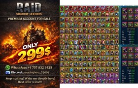RaidShadowLegends|14Mythic|155 Legendary| 17M Power|Top Speed 441| Endgame