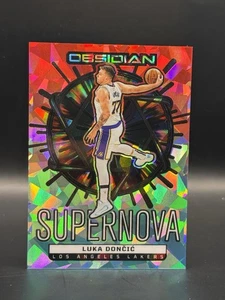LUKA DONCIC - 2024-25 Obsidian Supernova #8 - Electric Etch Fire & Ice /30 - Bild 1 von 3