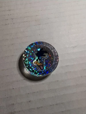 Pogs Pog Slammer Woody Woodpecker Thick Plastic  - Image 1 of 4