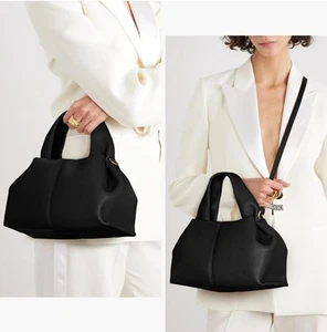 Damen Knödeltasche Clutch Handtasche Cloud Umhängetasche schwarz süß schick - Bild 1 von 6