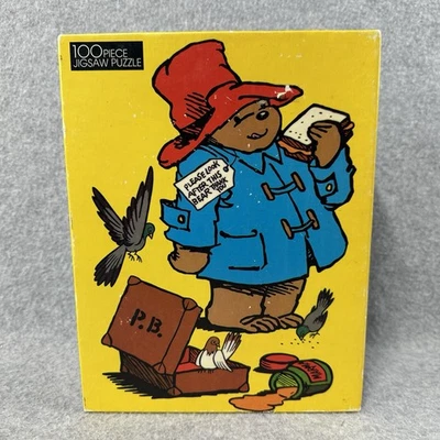 Sealed NOS 1988 Paddington Bear 100 Piece Jigsaw Puzzle Golden Vintage - Image 1 of 4