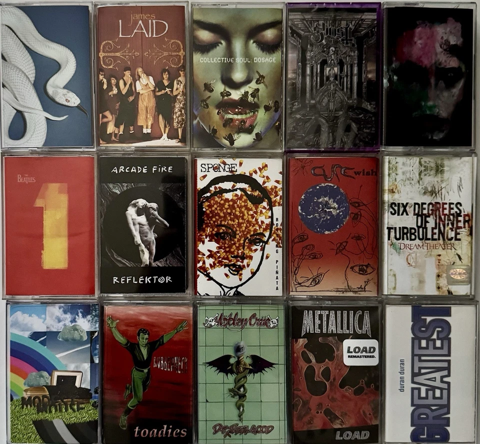 BUILD YOUR LOT -  Rock / Alternative / Pop Rock Cassette tapes VG+, EX - Image 1 of 1