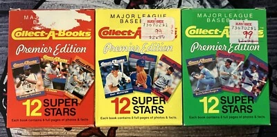 1990 Collect A Books Baseball Complete Set 36 Players Box 1, 2, and 3 - Image 1 of 2