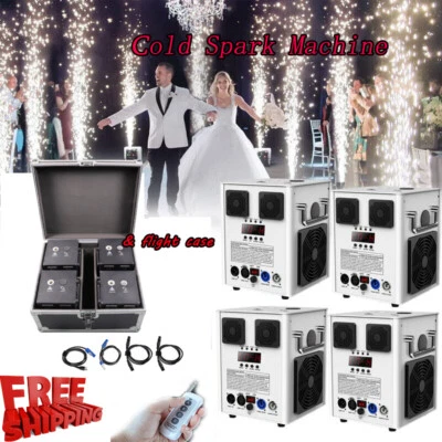 700W Cold Spark Machine Party Stage Sparkle DJ Party Show With Flight Case - Image 1 of 4