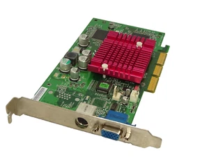 CREATIVE MSI Geforce 4 MX440 64MB DDR SDRAM AGP GRAFIKKARTE VGA-TV-OUT #GK11716 - Afbeelding 1 van 2
