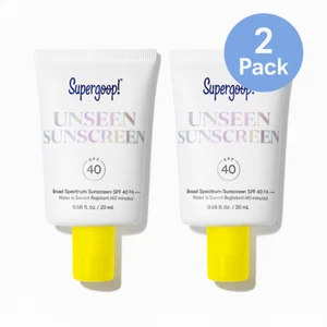 Supergoop! Unseen Sonnencreme LSF 40 - 2er Pack | 0,68 oz Neu 10/2026 - Bild 1 von 1