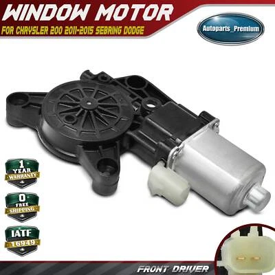 Двигатель стеклоподъемника переднего водителя с 2 контактами для Chrysler 200 11-15 Sebring Dodge - Изображение 1 из 4