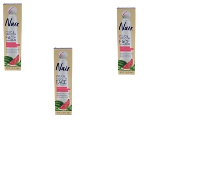 BL Nair Hair Remover Prep & Smooth Face Watermelon Extract 1.76oz --*THREE PACK* - Image 1 of 1