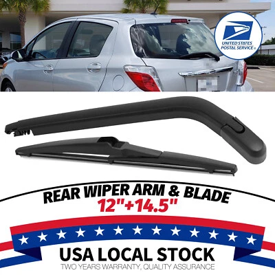 Rear Windshield Wiper Arm & Blade For Toyota Yaris 2007 2008 2009 2010 2011-2014 - Imagem 1 de 4
