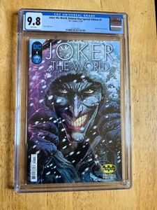 JOKER THE WORLD: BATMAN DAY SPECIAL EDITION #1! CGC 9.8! JASON FABOK COVER! - Bild 1 von 4