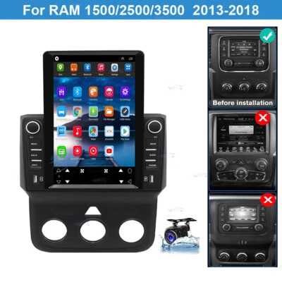 For Ram 1500 Classic 2019 2020 2021 2022 2023 2024 Car Stereo Radio CarPlay GPS - Image 1 of 4