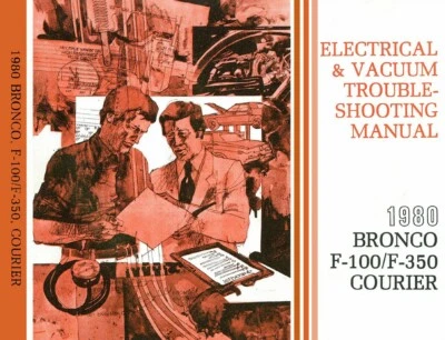 Ford Bronco 1980 F100-F350 camión de mensajería aspiradora eléctrica libro de solución de problemas Foto 1 de 4