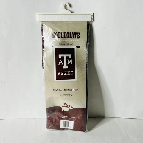 Texas A&M Aggies Maroon 28'' x 44'' Team Logo Applique Flag Team Banner Cover