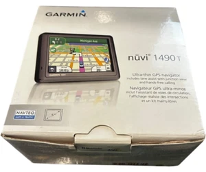 Garmin nuvi 1490T ultra-thin GMS navigator - in original box - Picture 1 of 6