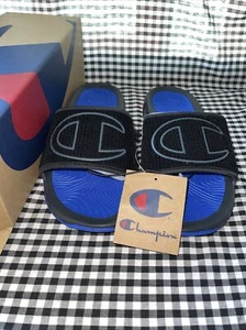 Champion Men's Hyper Catch Slides Sandals Black Size 8 - Picture 1 of 4